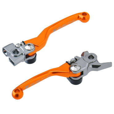ZETA PIVOT LEVER SET FP KTM250-450SX/EXC, HQV. FC/FE250-450 '14- Orange