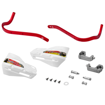Защита рук ZETA ARMOR HANDGUARD XC KIT FOR 28.6MM BAR/U-CLAMP RED/WHITE SAMURAI